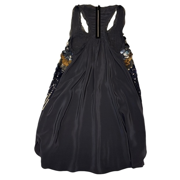 Rebecca Taylor Silk and Sequined Mini Dress Size 4 - Picture 2 of 7